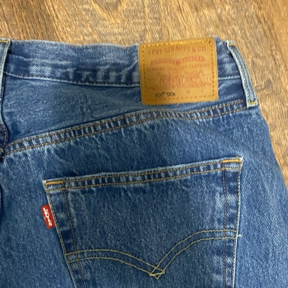 Levi’s Premium 501 90s straight leg mid rise button fly luxe denim from Revolve - Picture 10 of 13